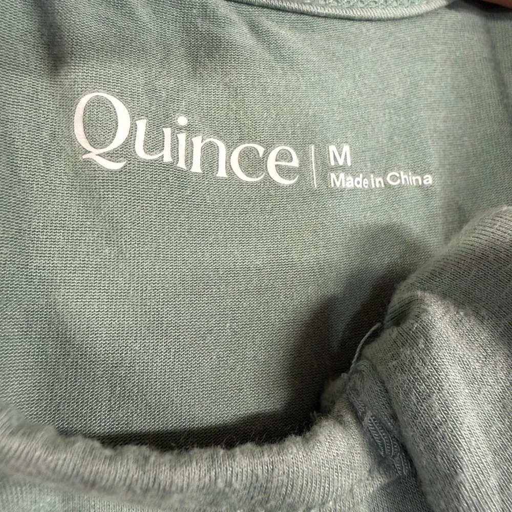 Quince M Sage Green Bamboo Sleep Bag Blanket Zip Up 1.0 TOG 6-8 Month All Season
